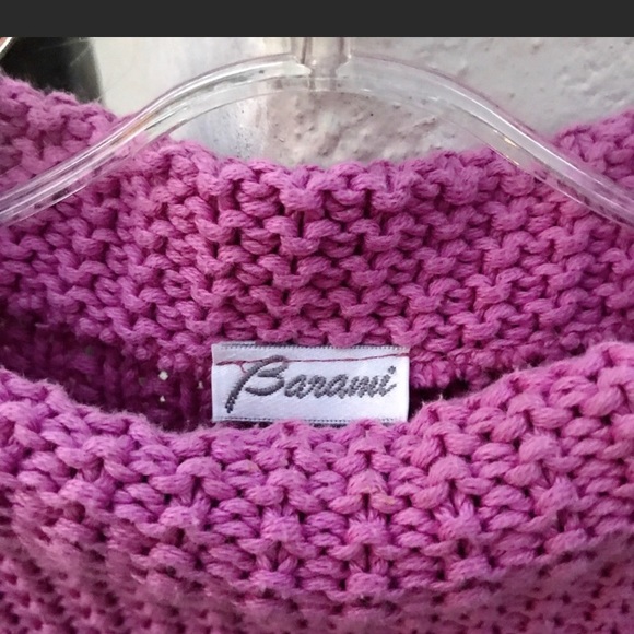 Vintage pink sleeveless mock-neck sweater - Picture 3 of 3